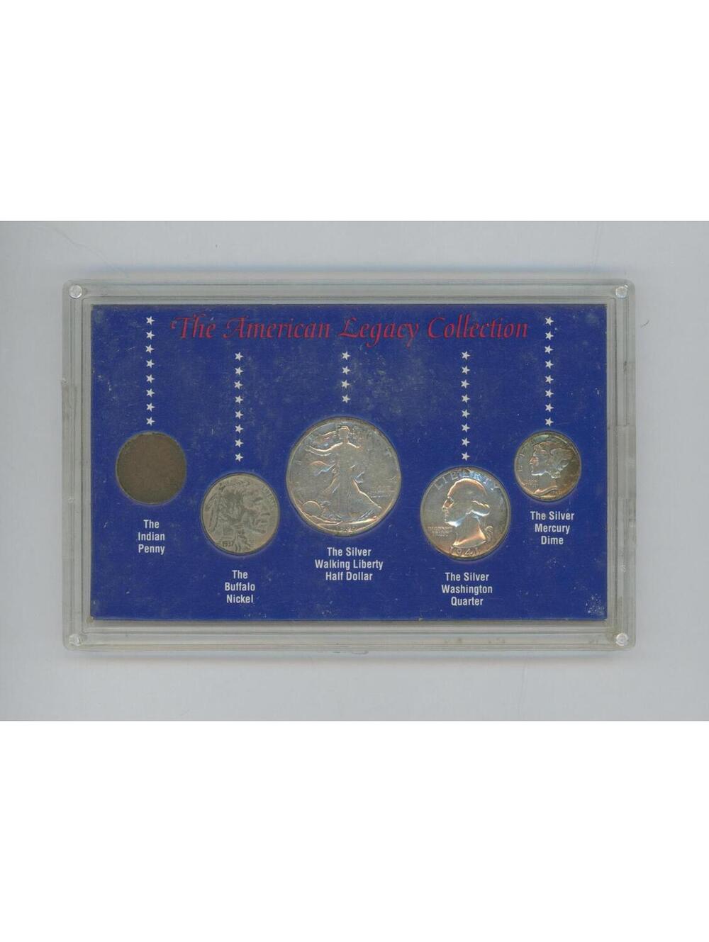 1905-1941 The American Legacy Collection 5 Coins Set  Silver